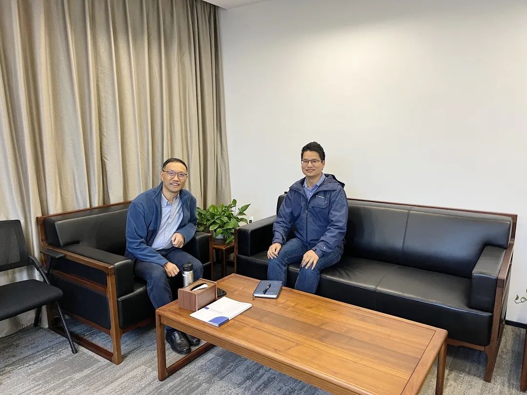 同济大学陈岳剑研究员莅临明思为交流访问