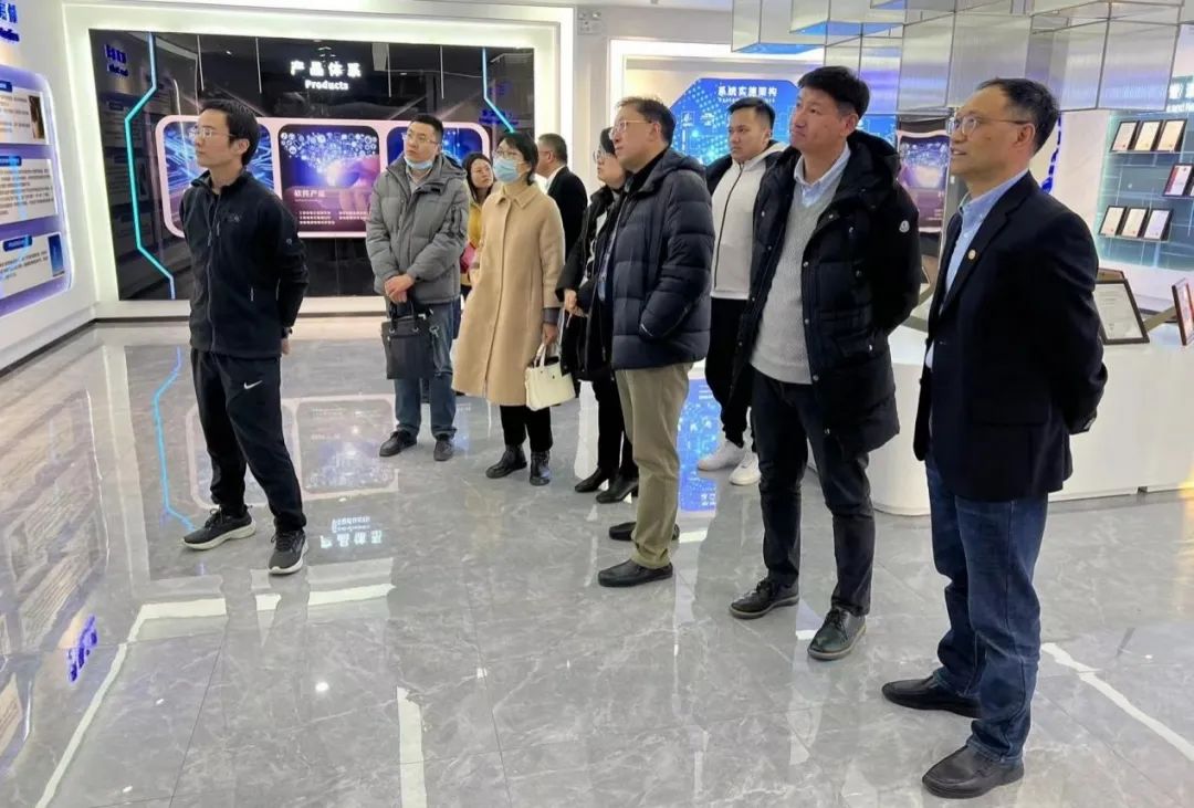 青岛市科技服务中心领导莅临明思为调研交流